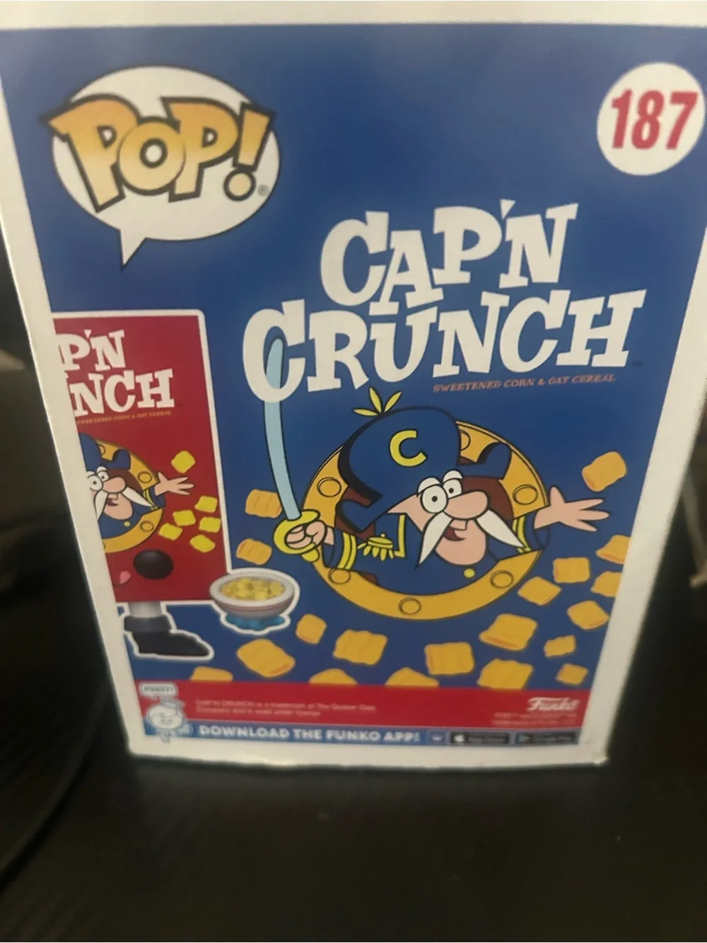Marvel Funko Pop! Cap'n Crunch in Blue, Red & Yellow